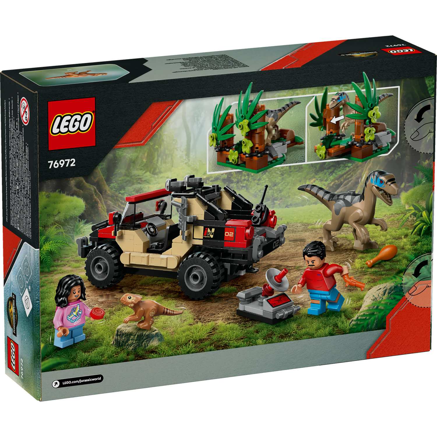 Lego 76972 Bjekstvo Raptora Terencem
