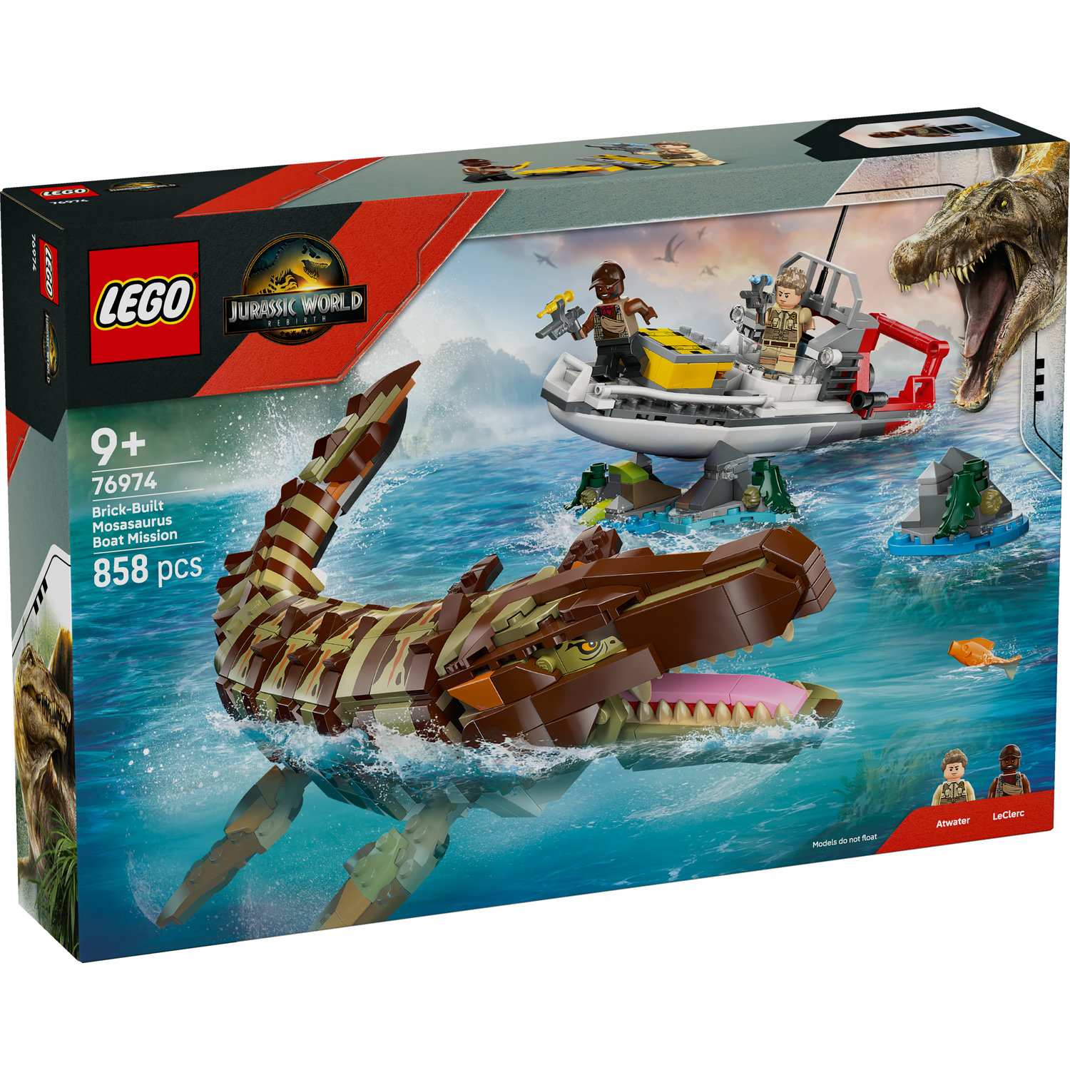 Lego 76974 Misija Broda Mosasaurus