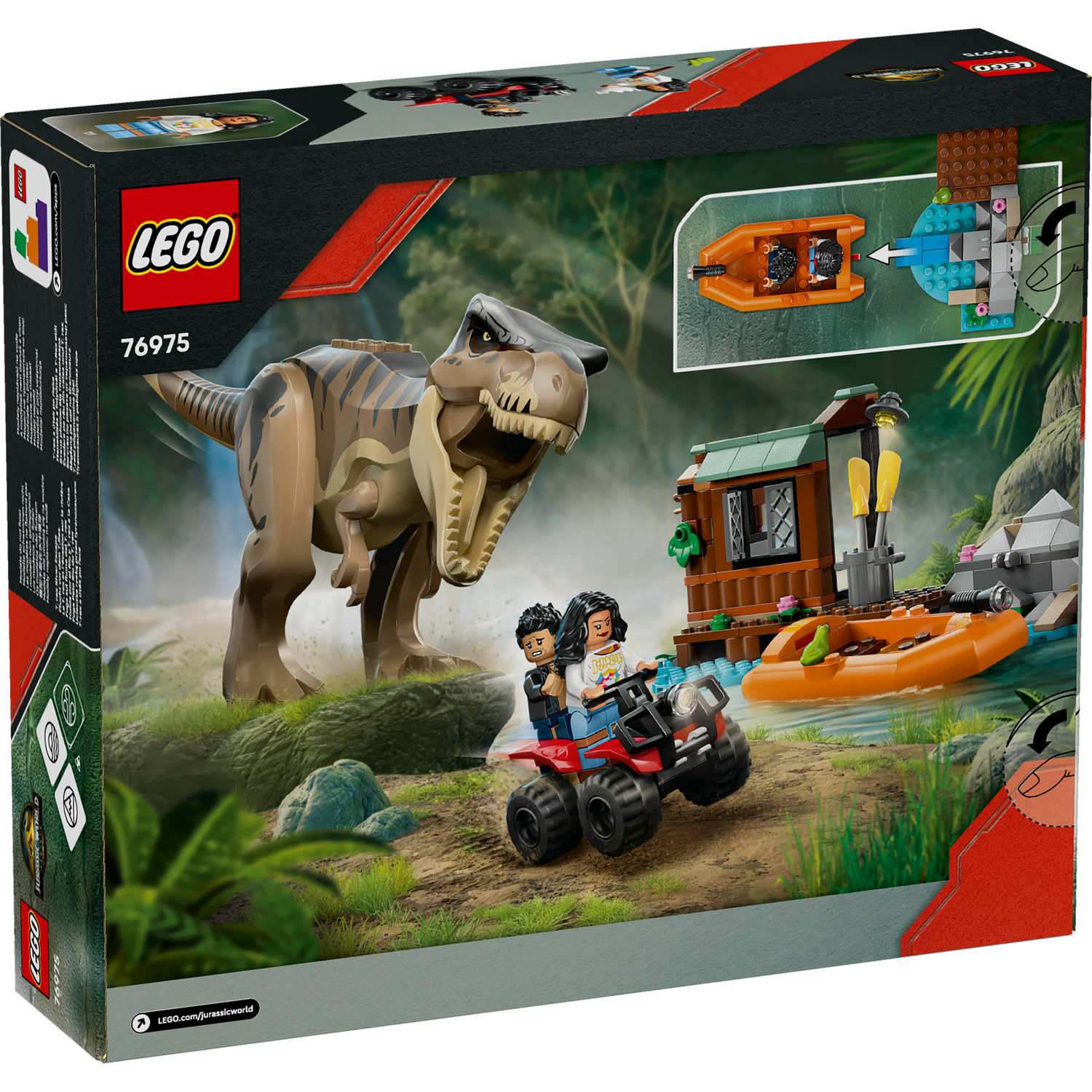 Lego 76975 T. Rex Bjekstvo Od Rijeke