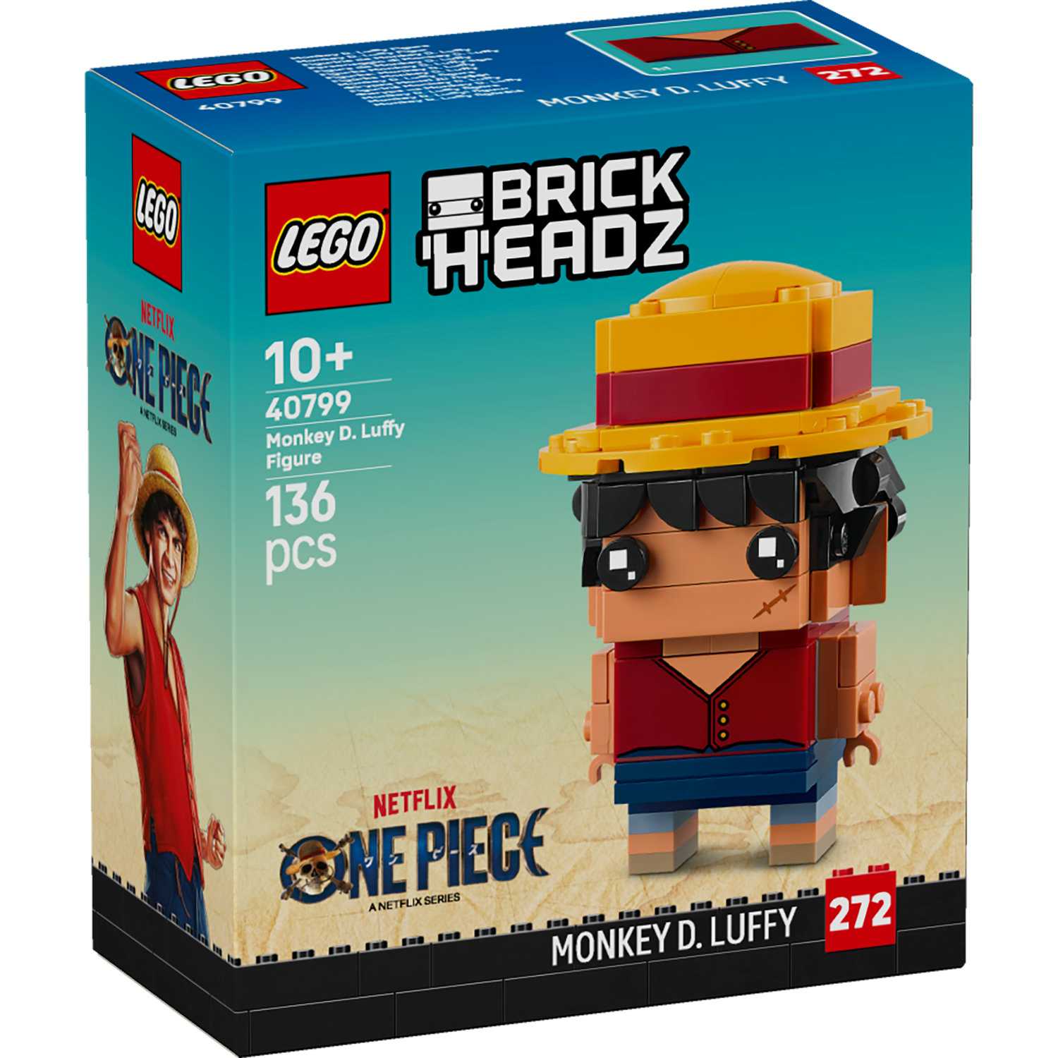 Lego 40799 Figurica Monkey D. Luffyja