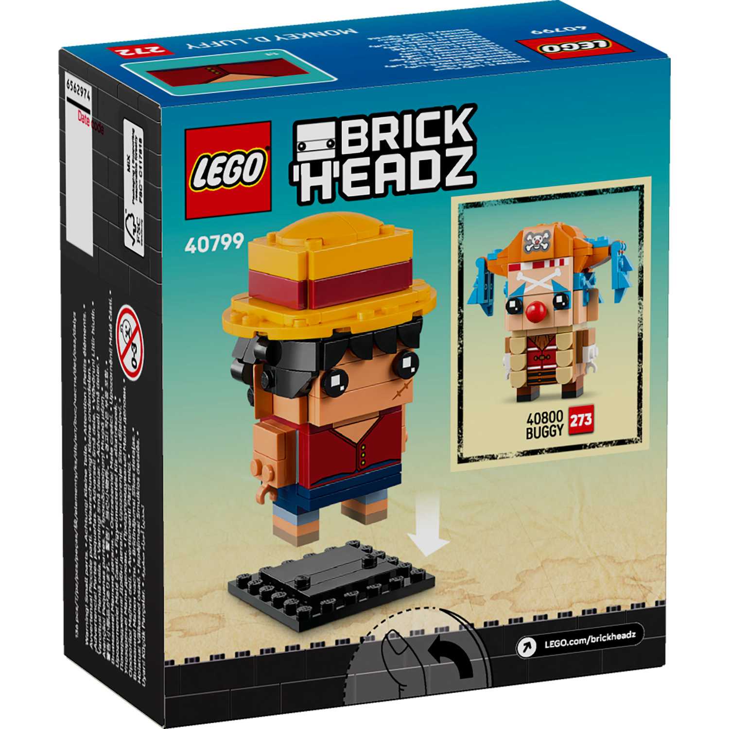 Lego 40799 Figurica Monkey D. Luffyja