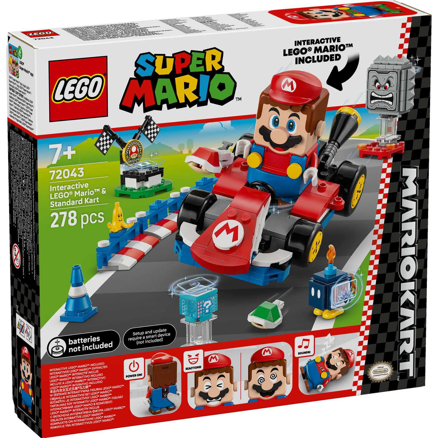 Lego 72043 Mario Kart – Interaktivni LEGO Mario I Standard Kart