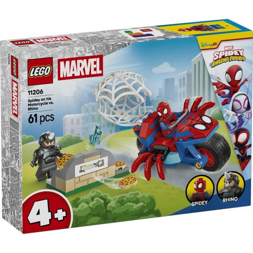 Lego 11206 Spidey Na Motociklu vs Nosorog
