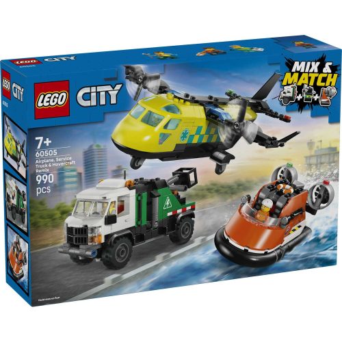 Lego 60505 Kombinacija: Avion, Kamion I Hovercraft