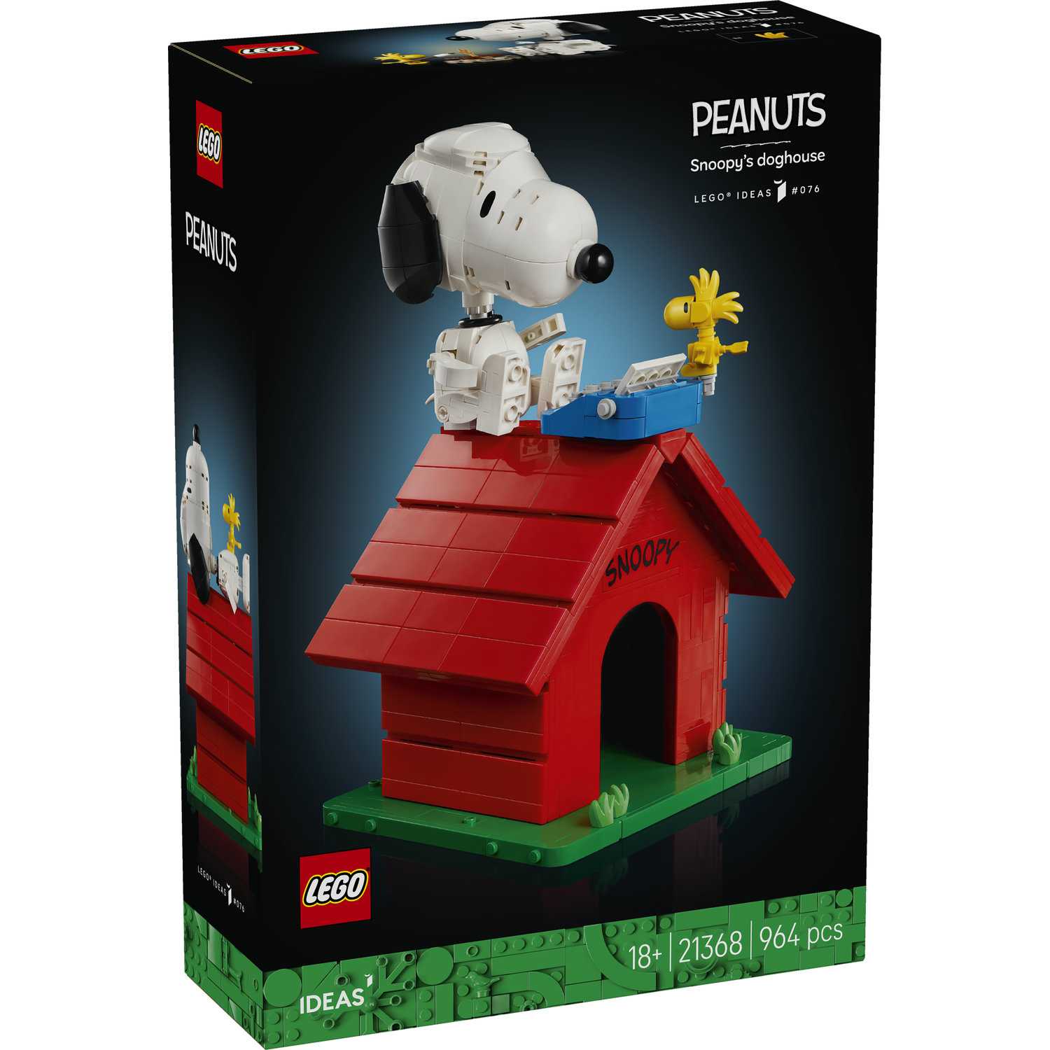 21368 Snoopyjeva kućica za pse