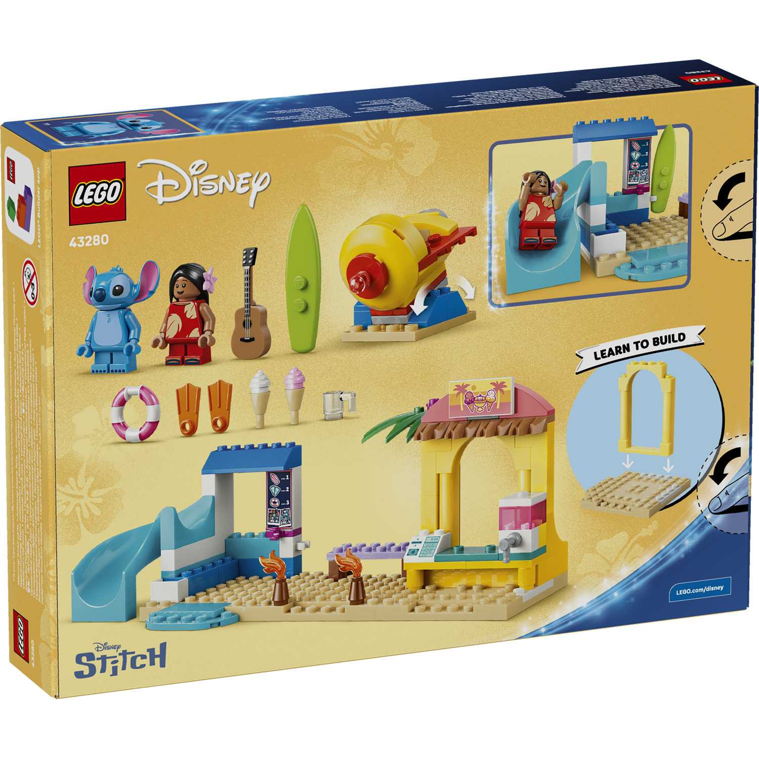 Lego 43280 Zabava na plaži Lilo i Stitch