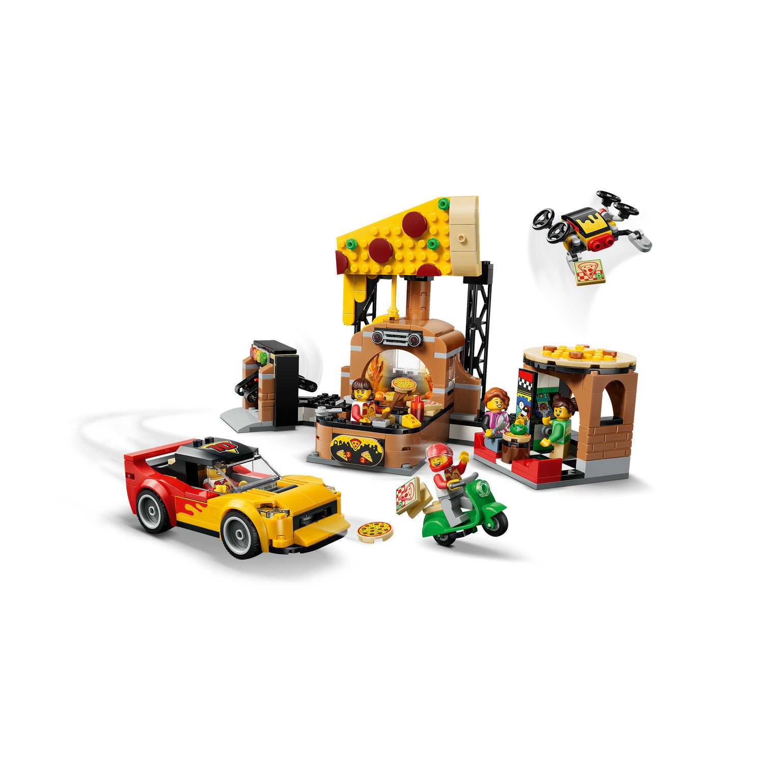 Lego 60496 Picerija sa dostavnim autima