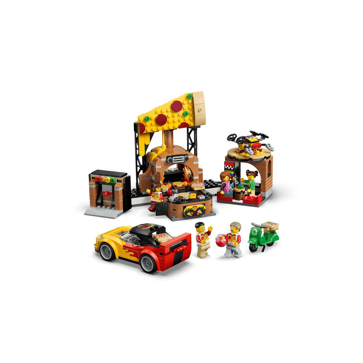 Lego 60496 Picerija sa dostavnim autima