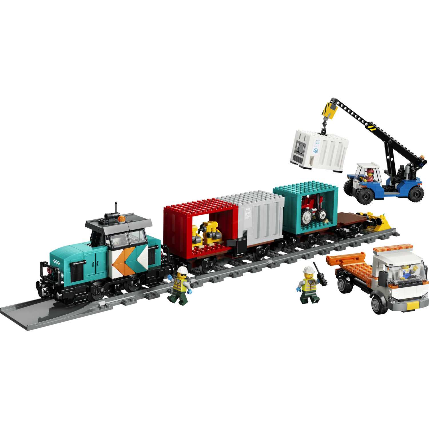 Lego 60509 Teretna stanica sa dizalicom i kamionom