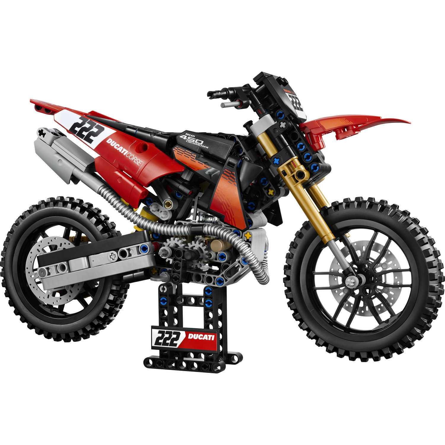 Lego 42238 Ducati Desmo450 MX motor