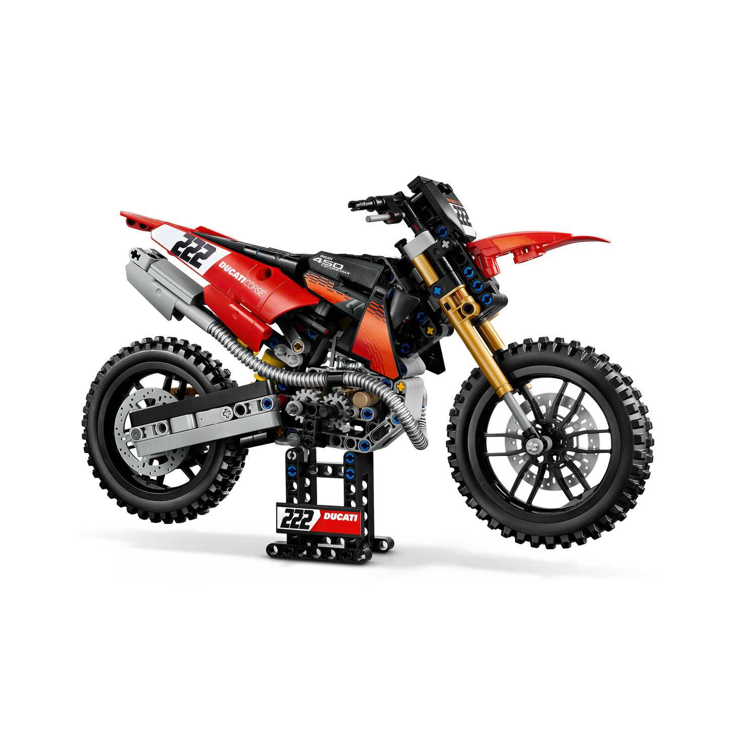 Lego 42238 Ducati Desmo450 MX motor