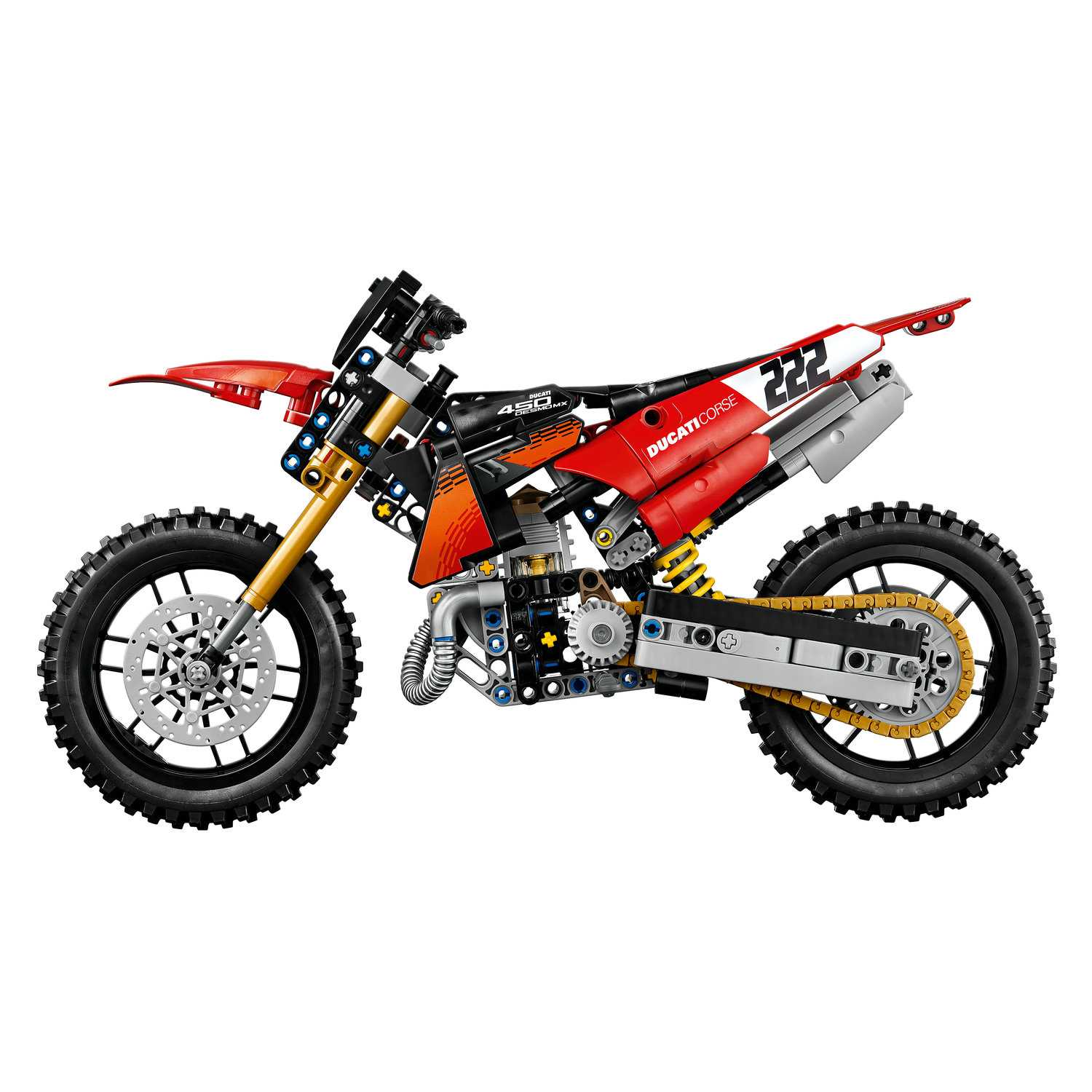 Lego 42238 Ducati Desmo450 MX motor