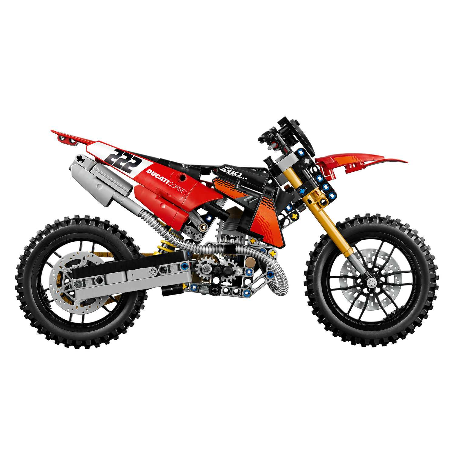Lego 42238 Ducati Desmo450 MX motor