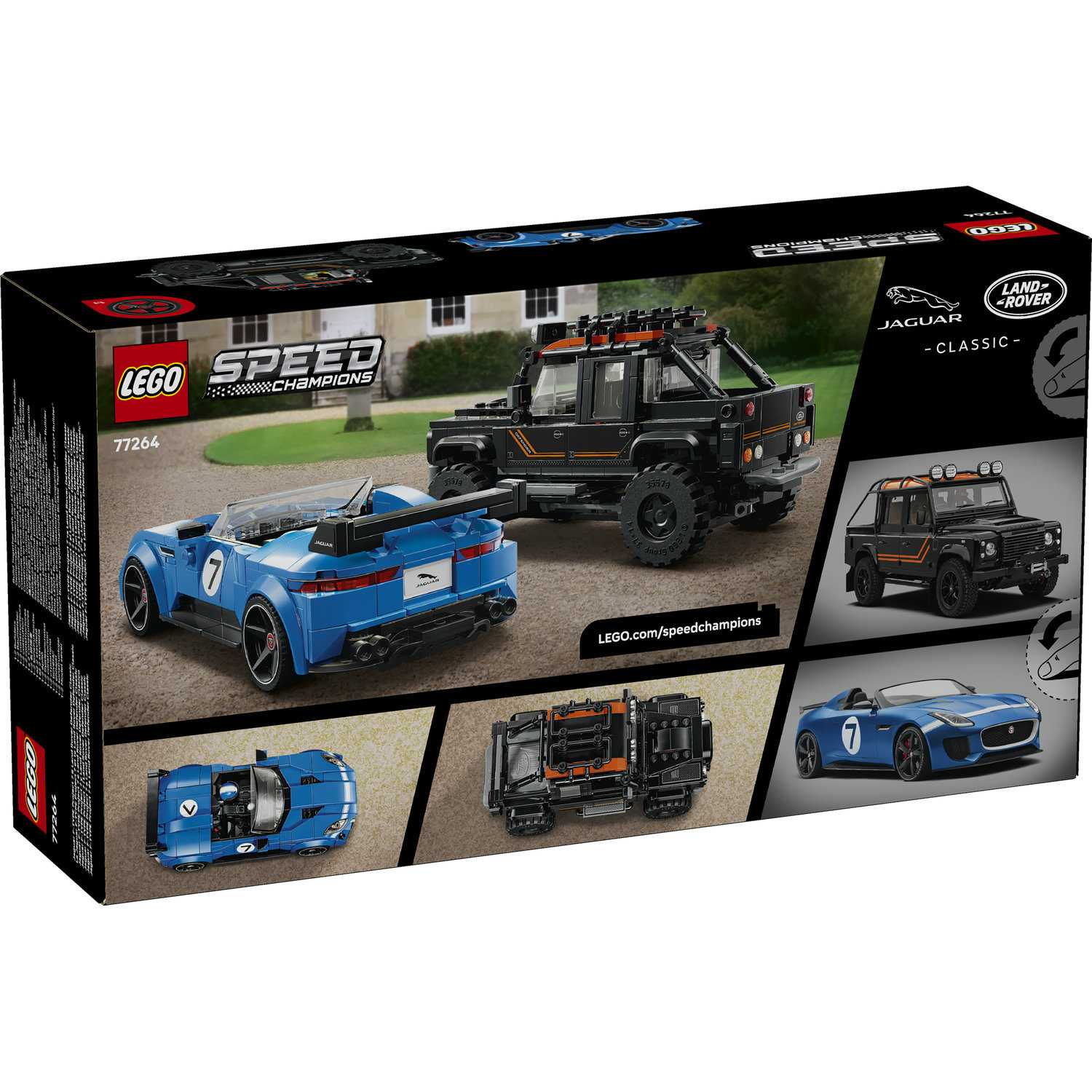 Lego 77264 Jaguar Project 7 i Land Rover Defender