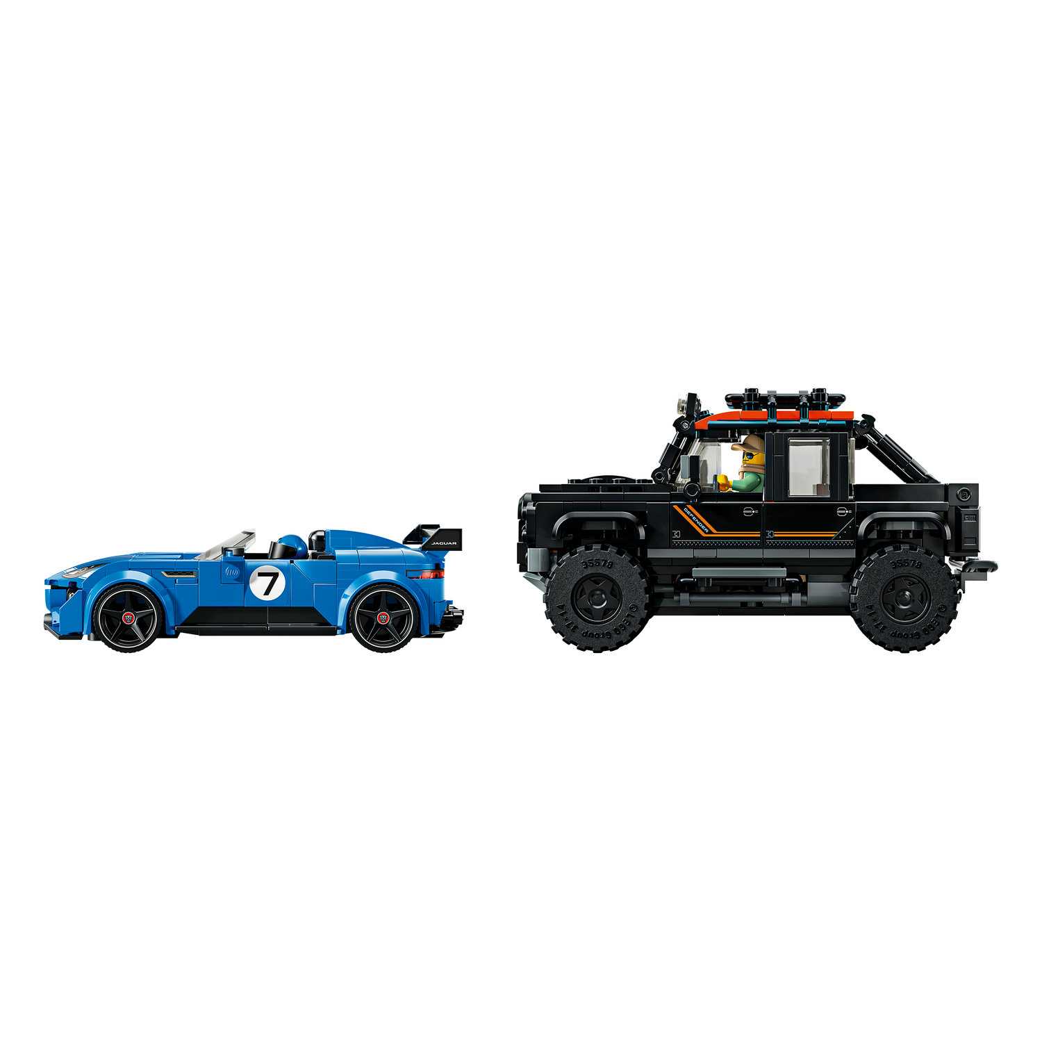 Lego 77264 Jaguar Project 7 i Land Rover Defender