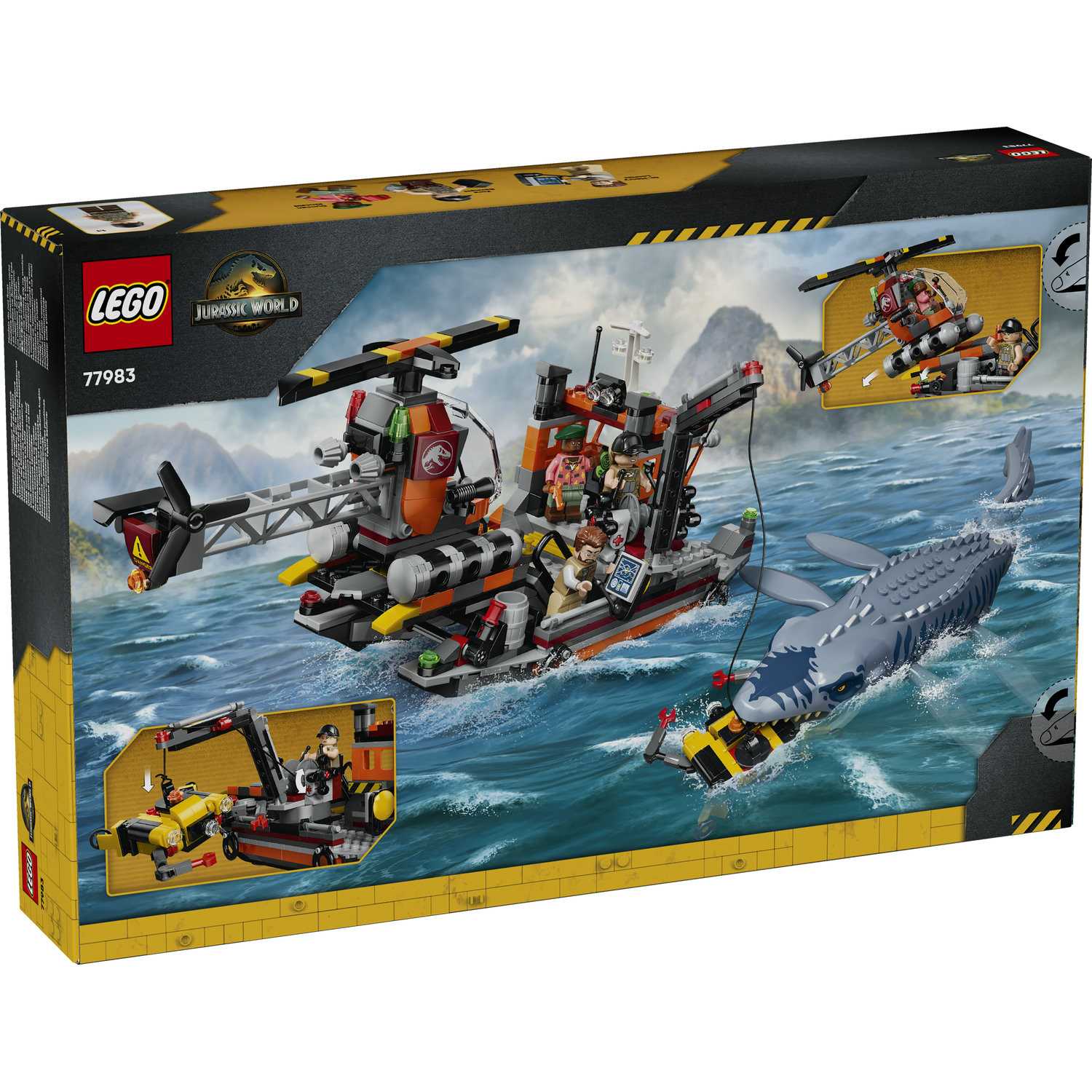 Lego 77983 Napad dinosaur broda na Mosasaurusu