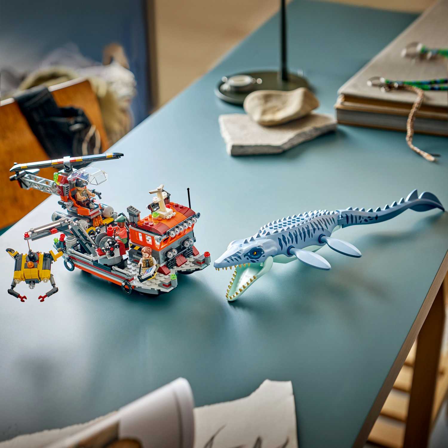 Lego 77983 Napad dinosaur broda na Mosasaurusu