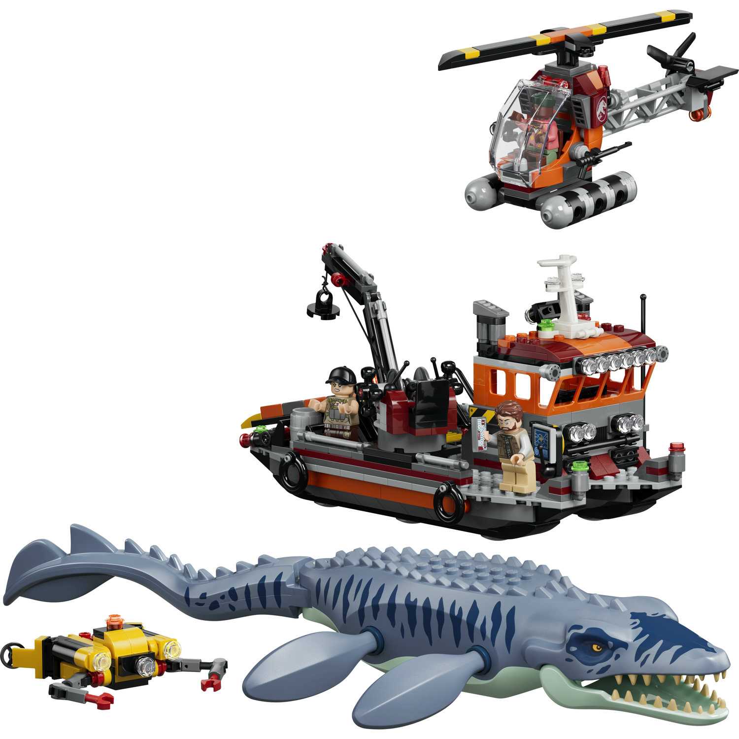 Lego 77983 Napad dinosaur broda na Mosasaurusu
