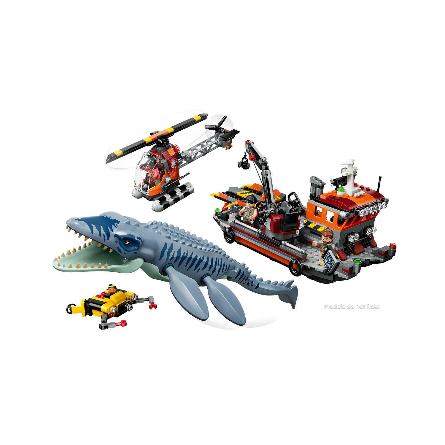 Lego 77983 Napad dinosaur broda na Mosasaurusu